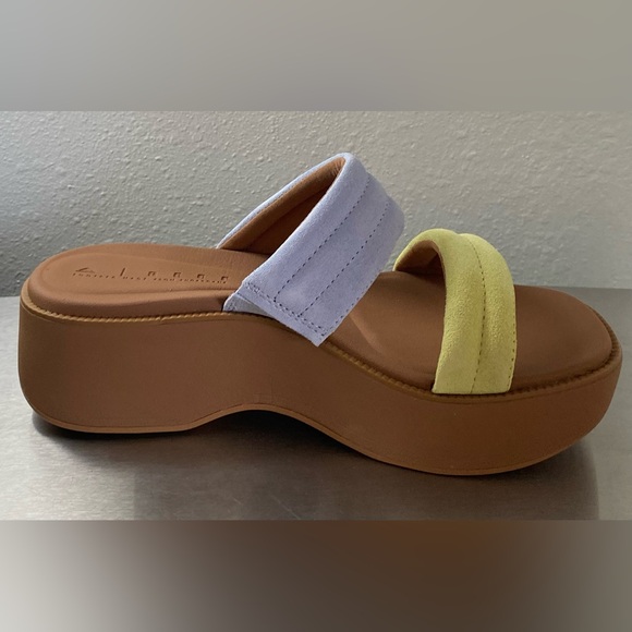 REEF ..Stylish Women's Platform Sandals in
Lavender and yellow - Picture 4 of 16